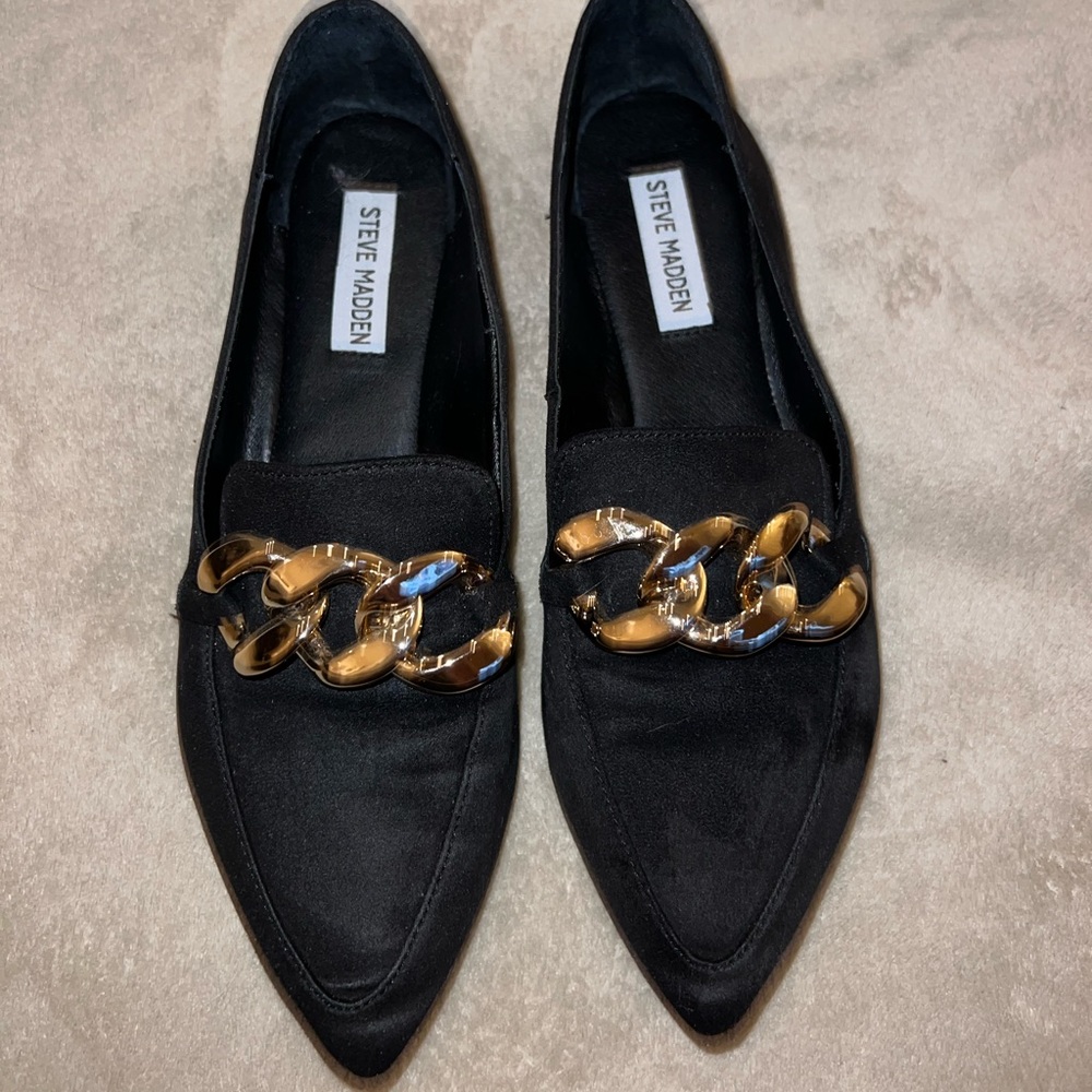 Black Suede Loafer